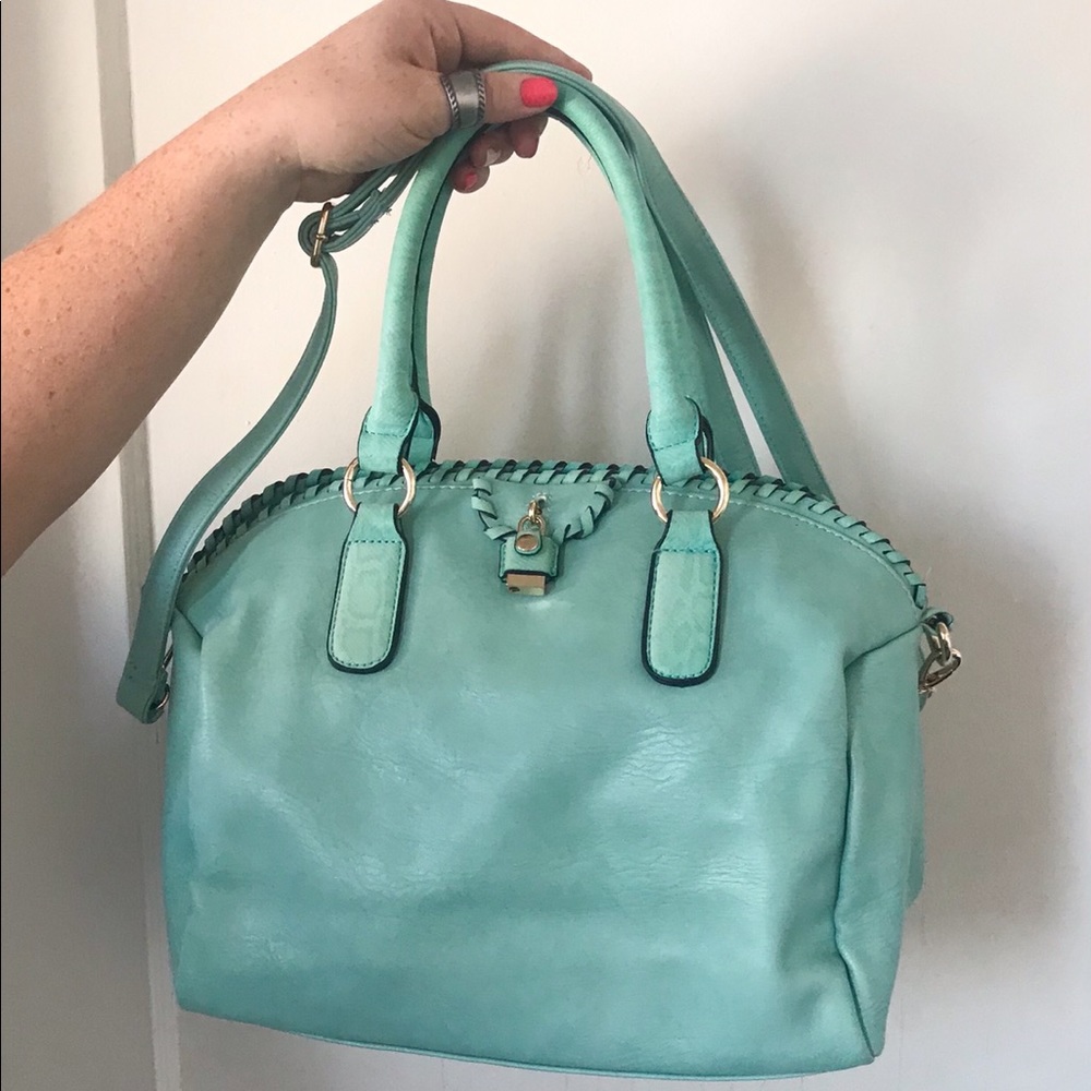 Teal purse
